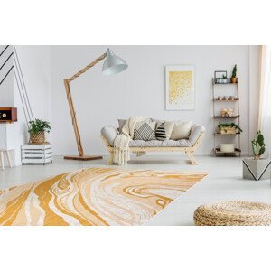 Kusový koberec Sion Sisal Marble 22169 ecru/yellow – na ven i na doma - 160x220 cm Dywany Łuszczów