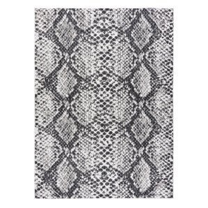 Kusový koberec Sion Sisal Snake`s skin 22162 ecru/black – na ven i na doma - 120x170 cm Dywany Łuszczów