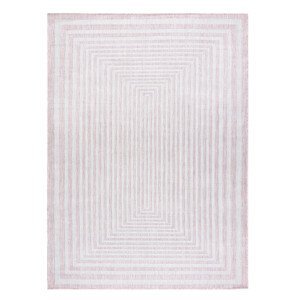 Kusový koberec Sion Sisal Labirinth 22376 pink/ecru – na ven i na doma - 120x170 cm Dywany Łuszczów