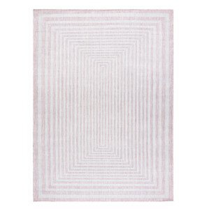 Kusový koberec Sion Sisal Labirinth 22376 pink/ecru – na ven i na doma - 140x190 cm Dywany Łuszczów