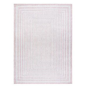 Kusový koberec Sion Sisal Labirinth 22376 pink/ecru – na ven i na doma - 180x270 cm Dywany Łuszczów