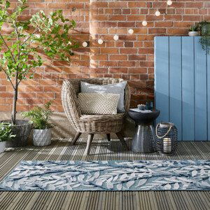 Kusový koberec Plaza Willow Blue – na ven i na doma - 120x170 cm Flair Rugs koberce