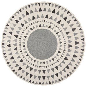 Kusový koberec Dauntless Shadow Rays Grey – na ven i na doma - 160x160 (průměr) kruh cm Flair Rugs koberce