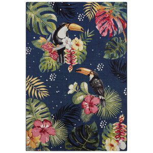 Kusový koberec Flair 105609 Tropical Dream Blue Multicolored – na ven i na doma - 80x165 cm Hanse Home Collection koberce