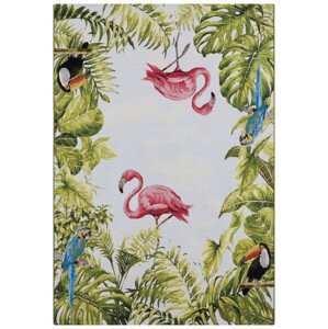 Kusový koberec Flair 105616 Tropical Birds Multicolored – na ven i na doma - 80x165 cm Hanse Home Collection koberce