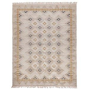 Ručně vázaný kusový koberec Sultan DESP P87 Ivory White Gold - 140x200 cm Diamond Carpets koberce