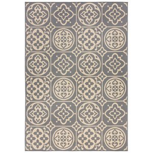 AKCE: 160x230 cm Kusový koberec Florence Alfresco Tile Grey - 160x230 cm Flair Rugs koberce