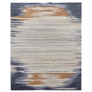 Ručně vázaný kusový koberec Ombre Paris DESP HL64 Ivory Charcoal - 140x200 cm Diamond Carpets koberce