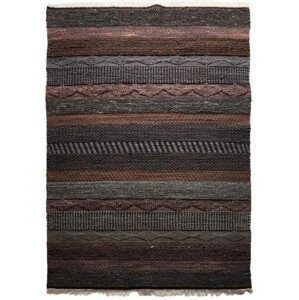 Ručně vázaný kusový koberec Black Melange DE 2006 Multi Colour - 80x150 cm Diamond Carpets koberce