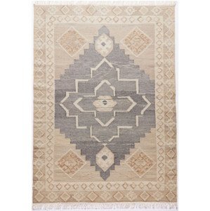 Ručně vázaný kusový koberec Heriz Wood DE 2005 Grey Mix - 80x150 cm Diamond Carpets koberce