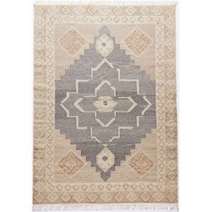 Ručně vázaný kusový koberec Heriz Wood DE 2005 Grey Mix - 140x200 cm Diamond Carpets koberce