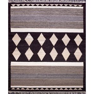 Ručně vázaný kusový koberec Alberta DESP P114 Dark Coffee Mix - 240x300 cm Diamond Carpets koberce