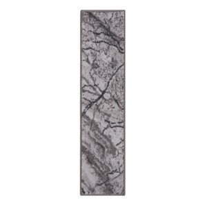 Běhoun na míru Marble 19 šedý - šíře 80 cm Spoltex koberce Liberec