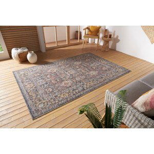 Kusový koberec Cairo 105588 Port Said Cream Blue – na ven i na doma - 200x280 cm Nouristan - Hanse Home koberce