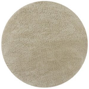 Kusový koberec Shaggy Teddy Natural kruh - 133x133 (průměr) kruh cm Flair Rugs koberce