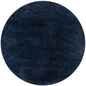 Kusový koberec Shaggy Teddy Navy kruh - 133x133 (průměr) kruh cm Flair Rugs koberce