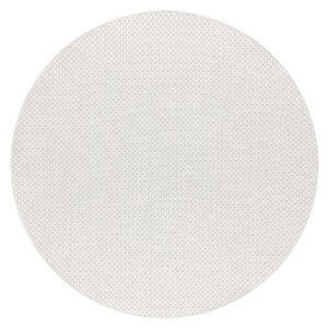 Kusový koberec Timo 6272 White kruh – na ven i na doma - 150x150 (průměr) kruh cm Dywany Łuszczów