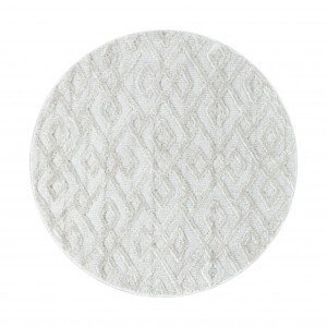 AKCE: 80x80 (průměr) kruh cm Kusový koberec Pisa 4708 Cream kruh - 80x80 (průměr) kruh cm Ayyildiz koberce