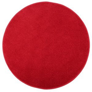 Vánoční kusový koberec Eton červený kruh - 57x57 (průměr) kruh cm Vopi koberce