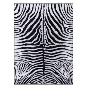 Kusový koberec Miro 51331.803 Zebra black / white - 80x150 cm Dywany Łuszczów