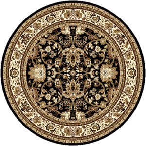 Kusový koberec TEHERAN T-117 brown kruh - 160x160 (průměr) kruh cm Alfa Carpets
