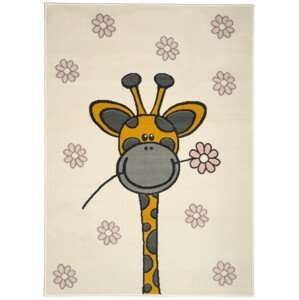 Dětský kusový koberec Žirafa - 160x230 cm Alfa Carpets