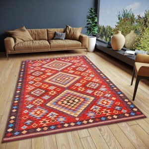 Kusový koberec Cappuccino 105875 Peso Red Blue - 120x170 cm Hanse Home Collection koberce