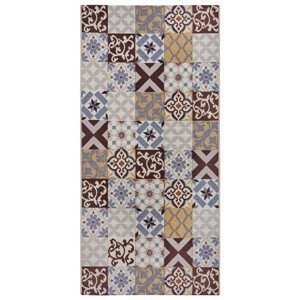 Běhoun Cappuccino 105881 Mosaik Brown Multicolored - 75x150 cm Hanse Home Collection koberce