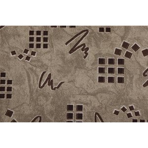 AKCE: 59x530 cm Metrážový koberec Roines beige - Bez obšití cm Sintelon koberce