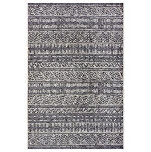 Kusový koberec Clyde 105906 Loto Grey Beige – na ven i na doma - 76x150 cm Hanse Home Collection koberce