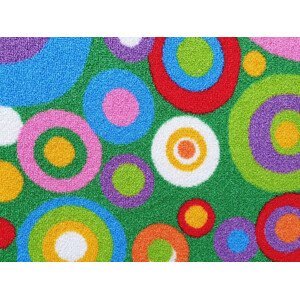 AKCE: 220x220 cm Dětský metrážový koberec Candy 24 - Bez obšití cm Spoltex koberce Liberec