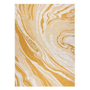 AKCE: 120x170 cm Kusový koberec Sion Sisal Marble 22169 ecru/yellow – na ven i na doma - 120x170 cm Dywany Łuszczów