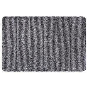 AKCE: 45x67 cm Rohožka Clean & Go 105349 Silver gray Beige Black – na ven i na doma - 45x67 cm Hanse Home Collection koberce