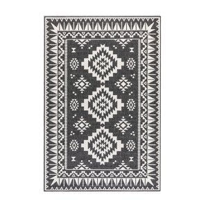 Kusový koberec Gemini 106019 Black z kolekce Elle – na ven i na doma - 80x150 cm ELLE Decoration koberce