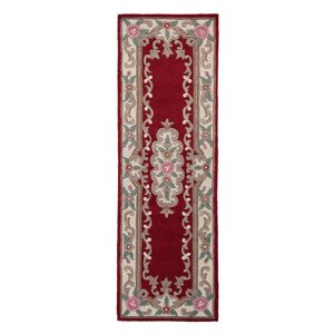 Ručně všívaný běhoun Lotus premium Red - 67x210 cm Flair Rugs koberce