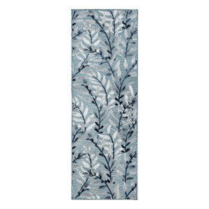 Běhoun Plaza Willow Blue – na ven i na doma - 80x230 cm Flair Rugs koberce