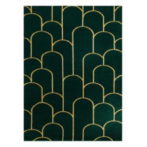 AKCE: 80x150 cm Kusový koberec Emerald 1021 green and gold - 80x150 cm Dywany Łuszczów