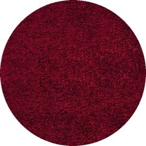 Kusový koberec Dream Shaggy 4000 Red Kruh - 80x80 (průměr) kruh cm Ayyildiz koberce