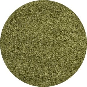 Kusový koberec Dream Shaggy 4000 Green kruh - 120x120 (průměr) kruh cm Ayyildiz koberce