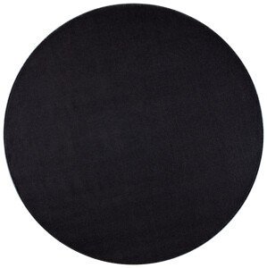 Kusový koberec Nasty 102055 Schwarz kruh - 133x133 (průměr) kruh cm Hanse Home Collection koberce