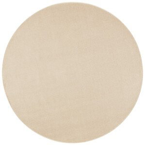 Kusový koberec Nasty 101152 Creme kruh - 133x133 (průměr) kruh cm Hanse Home Collection koberce