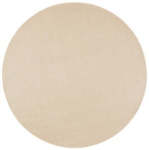 Kusový koberec Nasty 101152 Creme kruh - 200x200 (průměr) kruh cm Hanse Home Collection koberce