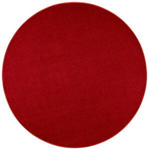 Kusový koberec Nasty 101151 Rot kruh - 133x133 (průměr) kruh cm Hanse Home Collection koberce