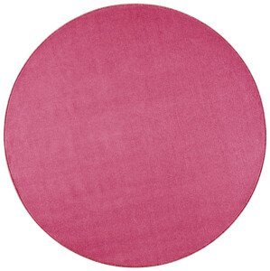 Kusový koberec Nasty 101147 Pink kruh - 200x200 (průměr) kruh cm Hanse Home Collection koberce
