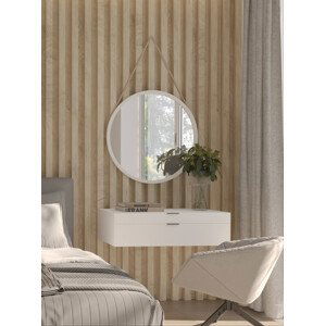 Zrcadlo Grace Round Mirror on a rope 60cm