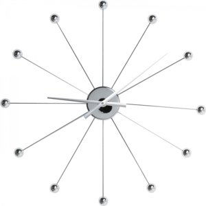 KARE Design Nástěnné hodiny Like Umbrella Balls Chrome