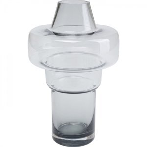 KARE Design Čirá skleněná váza Cristallino 24cm