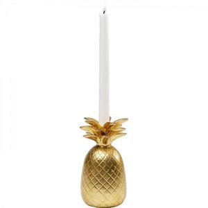 KARE Design Dekorace Ananas - zlatý, 16cm