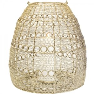 KARE Design Lucerna Hayat Cone - mosazná, 37cm