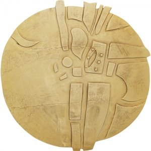 KARE Design Dekorace na zeď Kala Antique - zlatá, 60cm